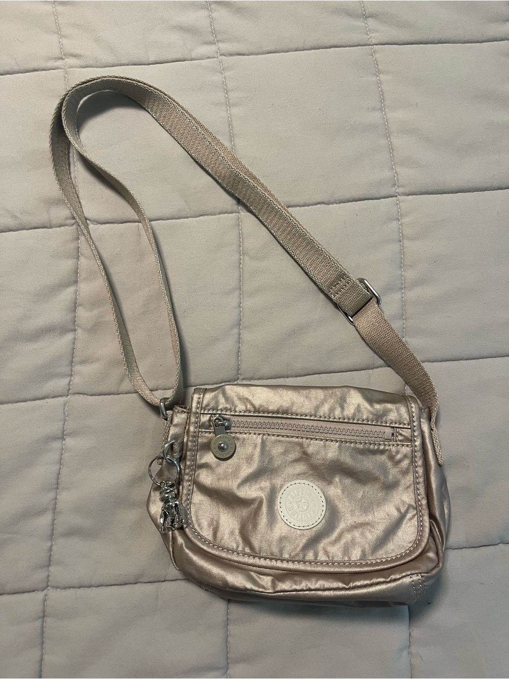Kipling Sabian Metallic Crossbody Bag